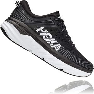 Black and White Women’s Hoka Bondi 7